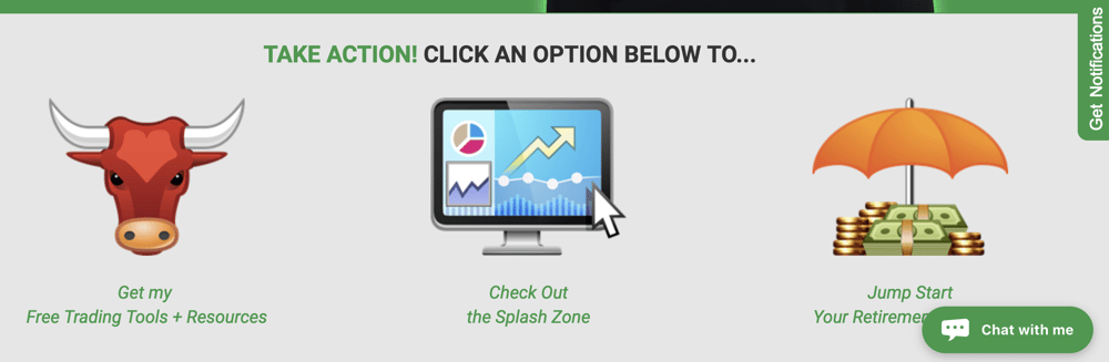 SharePlanner home page with Olark chatbox.
