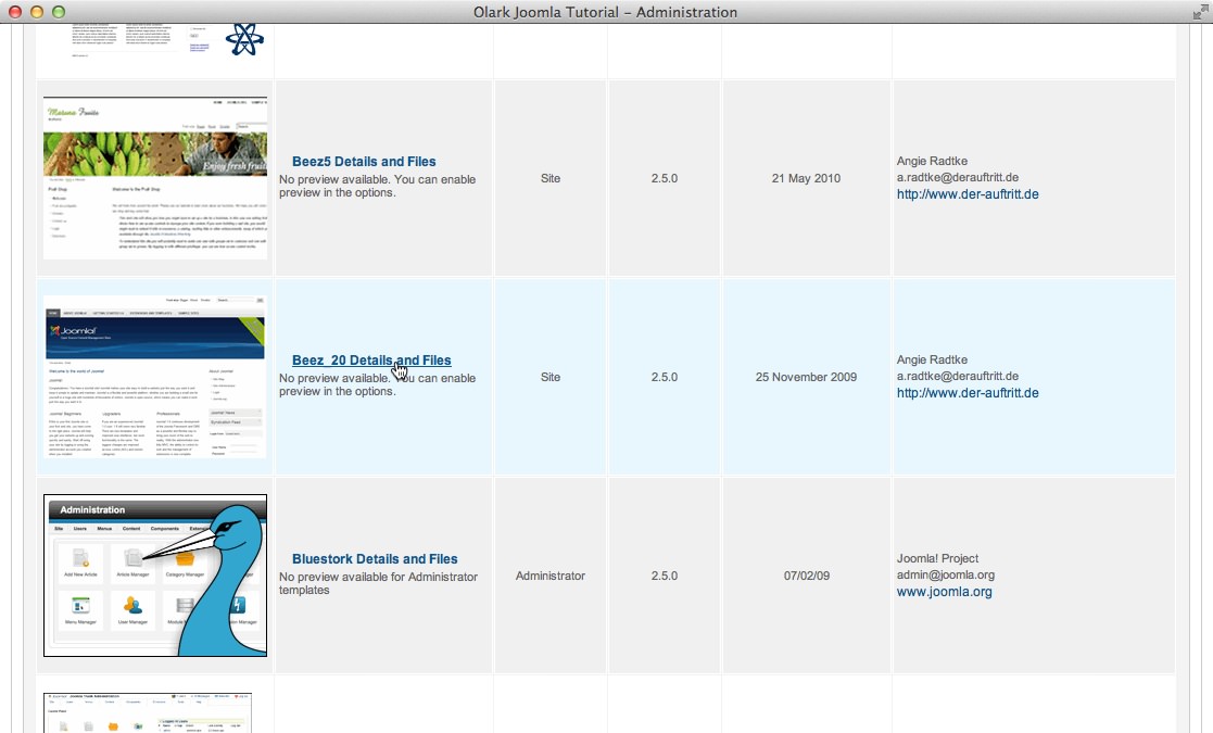 Click current theme