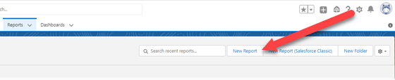 Salesforce &ndash; New Report Option